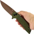 Kansept Knives Accipiter Button Lock Green T1007F5