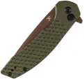 Kansept Knives Accipiter Button Lock Green T1007F5