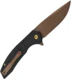 Kansept Knives Accipiter Button Lock Black T1007F6