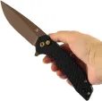 Kansept Knives Accipiter Button Lock Black T1007F6