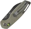 Tenable Knives Model 6 Crossbar Lock Green T1022V2