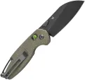 Tenable Knives Model 6 Crossbar Lock Green T1022V2