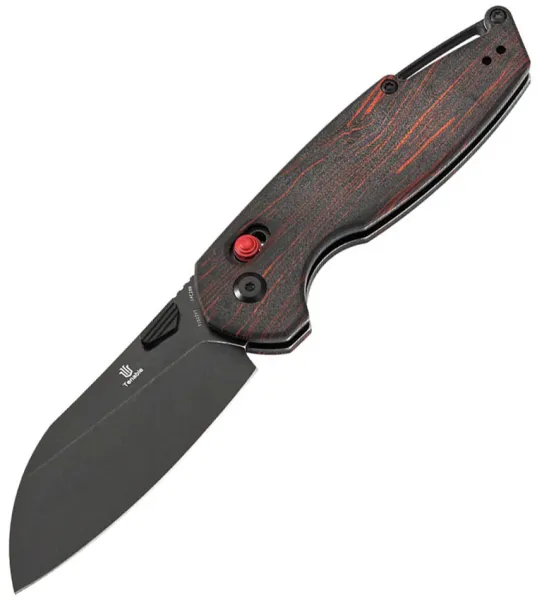 Tenable Knives Model 6 Crossbar Lock Blk-Red T1022V7
