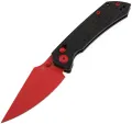 Tenable Knives Fenrir Button Lock Red/Black - T1034V10