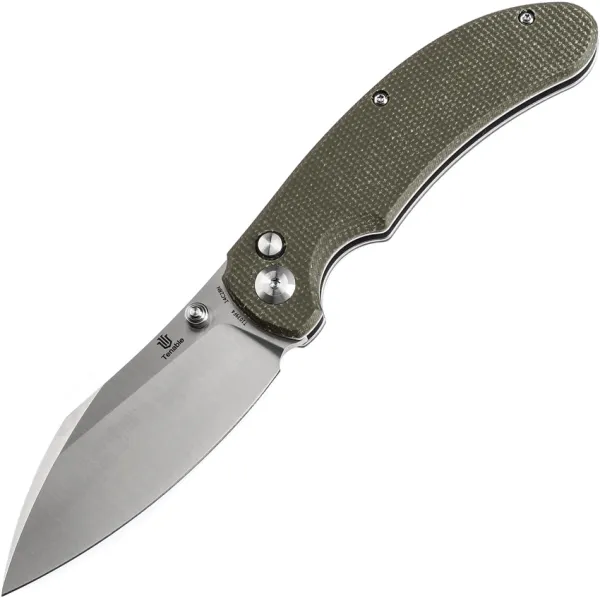 Tenable Knives Nesstreet Button Lock Green T1039F4