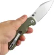 Tenable Knives Nesstreet Button Lock Green T1039F4