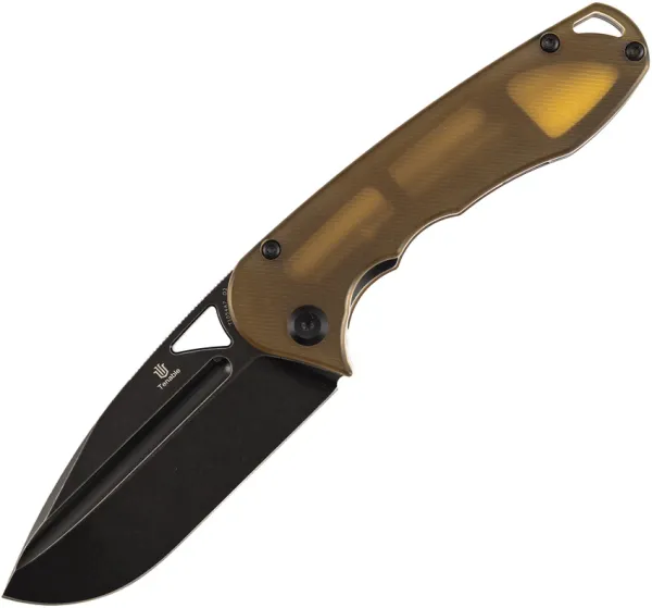 Tenable Knives Bombur Linerlock Amber PEI T1054A7