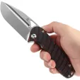 Tenable Knives Bombur Linerlock Black and red T1054C1