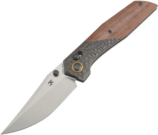 Kansept Knives Deadite Crossbar Lock Brn Mic T1081V1