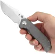 Tenable Knives Fermi Linerlock Black Micarta T1122A3
