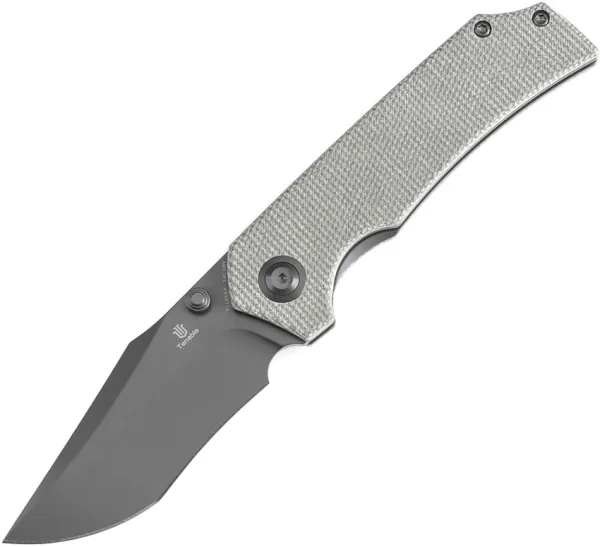 Tenable Knives Fermi Linerlock Green Micarta T1122A4