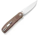 Tenable Knives Einar Linerlock SW Brown T2072A5