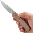 Tenable Knives Einar Linerlock SW Brown T2072A5