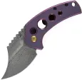 Kansept Knives Wasp Button Lock Purple Ti - T2144F6