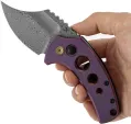 Kansept Knives Wasp Button Lock Purple Ti T2144F6