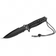 TB Outdoor Survival Fixed Blade Black TBO001