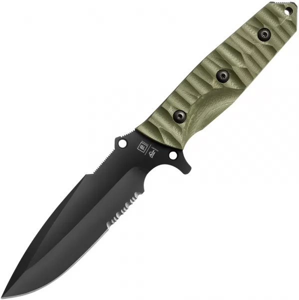 TB Outdoor Survival Fixed Blade Green TBO008