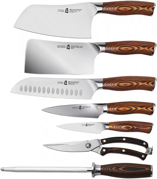 Tuo Cutlery Fiery Phoenix Kitchen Set TC0710