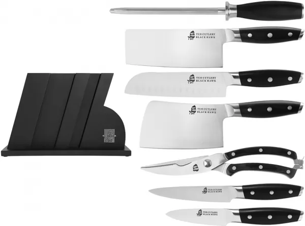 Tuo Cutlery Black Hawk 8pc Kitchen Set TC1219