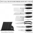 Tuo Cutlery Black Hawk 8pc Kitchen Set TC1219