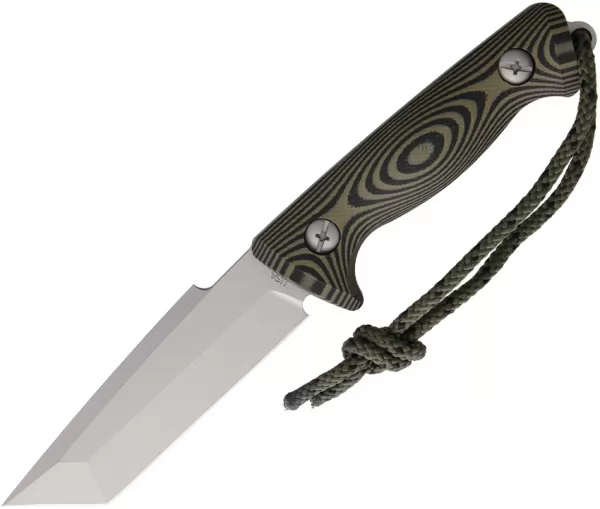 Treeman Combat Knives 19 Delta Green-Black Leather TCK023