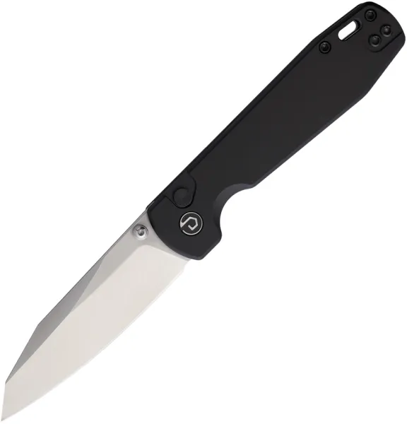 Defcon Button Lock Folder Black TD014BK