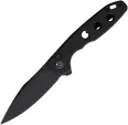 Defcon Button Lock Folder Black - TD016BK