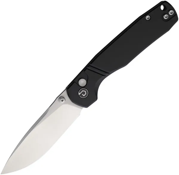 Defcon Button Lock Folder Black TD017BK