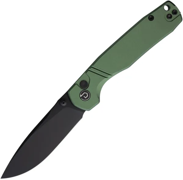 Defcon Button Lock Folder OD Green TD017OD