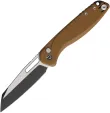 Defcon Button Lock Folder Brown - TD020BR