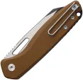 Defcon Button Lock Folder Brown TD020BR