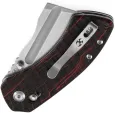Kansept Knives Korvid V Crossbar Lock blk-Red TE2030V6