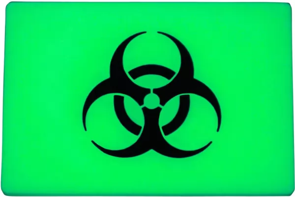 TEC Accessories BEACON Patch Green Biohazard TEC3093