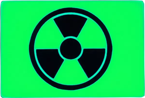TEC Accessories BEACON Patch Green Radioactive TEC3095