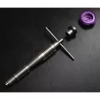 TEC Accessories Micro-Torq Wrench Ti Blue TECKTMTWTIBR