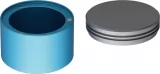 TEC Accessories Min-E-Vault Container Blue - TECMEV002BLU
