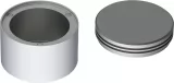 TEC Accessories Min-E-Vault Container Silver - TECMEV002SIL