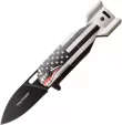 Tac Force Linerlock A/O Flag - TF1039BFG