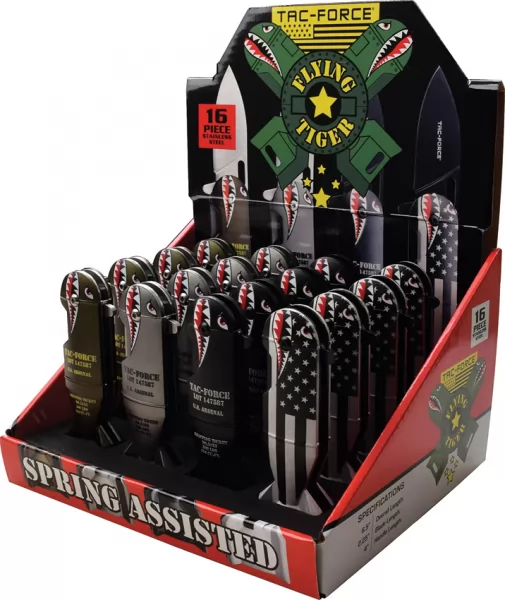 Tac Force 16pc Countertop Display A-O TF1039POP