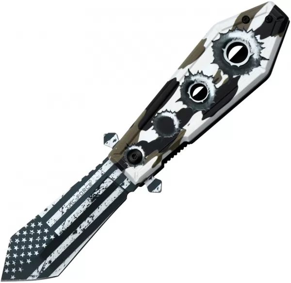 Tac Force Linerlock A-O Camo TF1048SC
