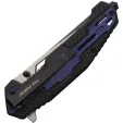 Tac Force Linerlock A-O Black-Blue TF2007BL