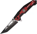 Tac Force Linerlock A/O Black/Red - TF2007RD