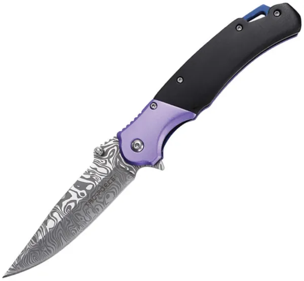 Tac Force Linerlock A-O Purple TF2009BL