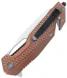 Tac Force Rescue Linerlock A-O Brown TF2015BN
