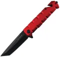 Tac Force Rescue Linerlock A/O Red - TF2028RD