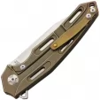 Defcon JK Cutter Framelock Aged Brass TF33341