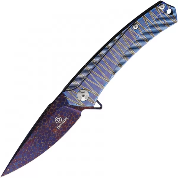 Defcon JK Series Framelock Damascus TF4330