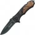 Tac Force Rescue Linerlock A/O Wood - TF606WS