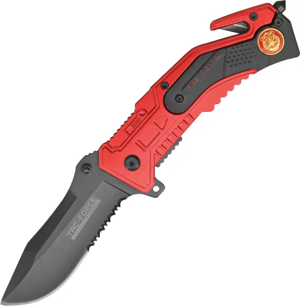 Tac Force Rescue Linerlock A-O Knives TF688FD