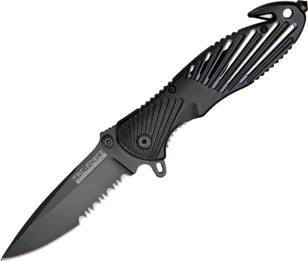 Tac Force Rescue Linerlock A-O Knives TF702BKB